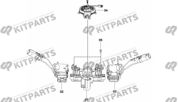 Переключатель подрулевой. Кольцо контактное FAW Besturn X40