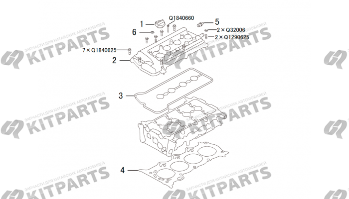 Головка блока цилиндров 3 Haval