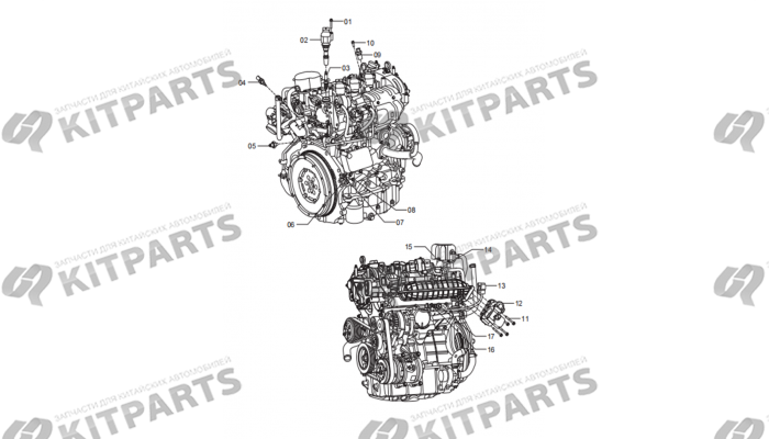 Электронные системы контроля FAW T77