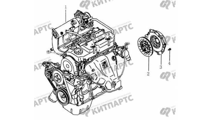 Сцепление BYD F3 (F3R)