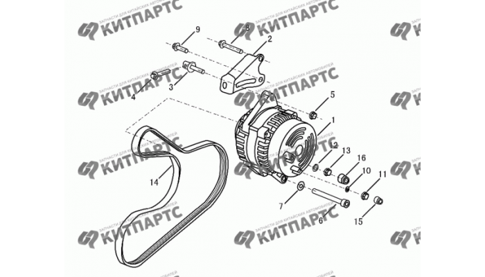 Генератор Dong Feng H30 Cross