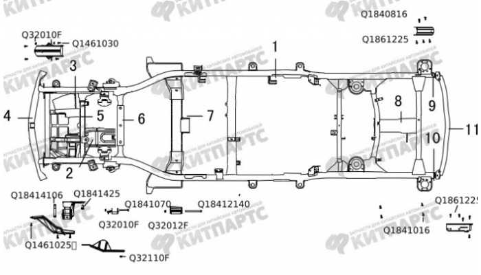 Рама Great Wall Hover H3