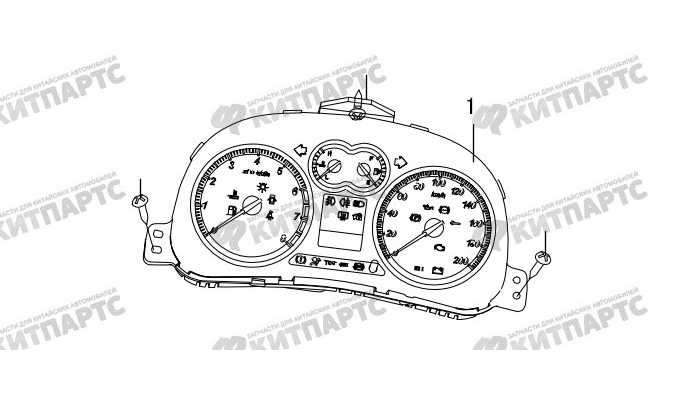 Комбинация приборов Great Wall DW Hower H3